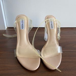 See through Steve Madden sandals